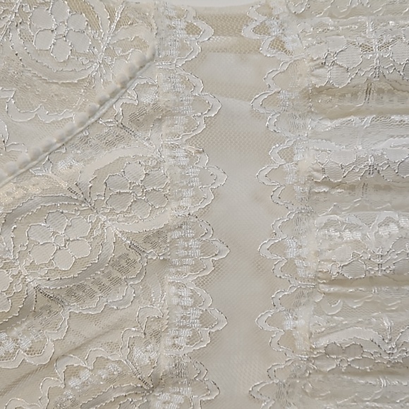 French Connection Cream Lace Maxi Dress - Picture 4 of 13